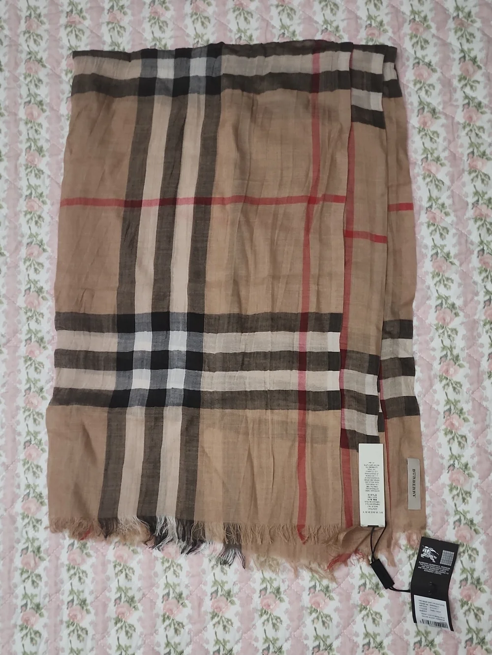 Burberry branded wool